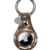 Brown Floral Airtag Case