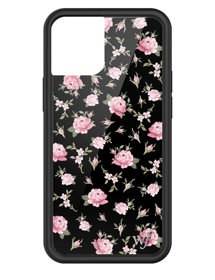 BPFL2013M-Black-and-Pink-Floral-iPhone-13-mini-Case-01.jpg