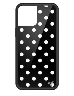 Polka Dot | Black and White iPhone Case
