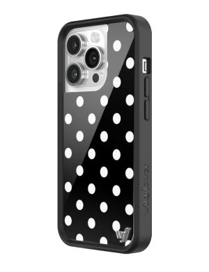 Polka Dot | Black and White iPhone Case