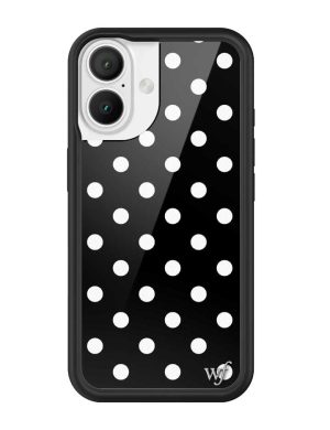Polka Dot | Black and White iPhone Case