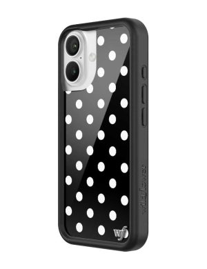 Polka Dot | Black and White iPhone Case