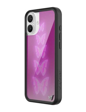 Neon Butterfly iPhone Case