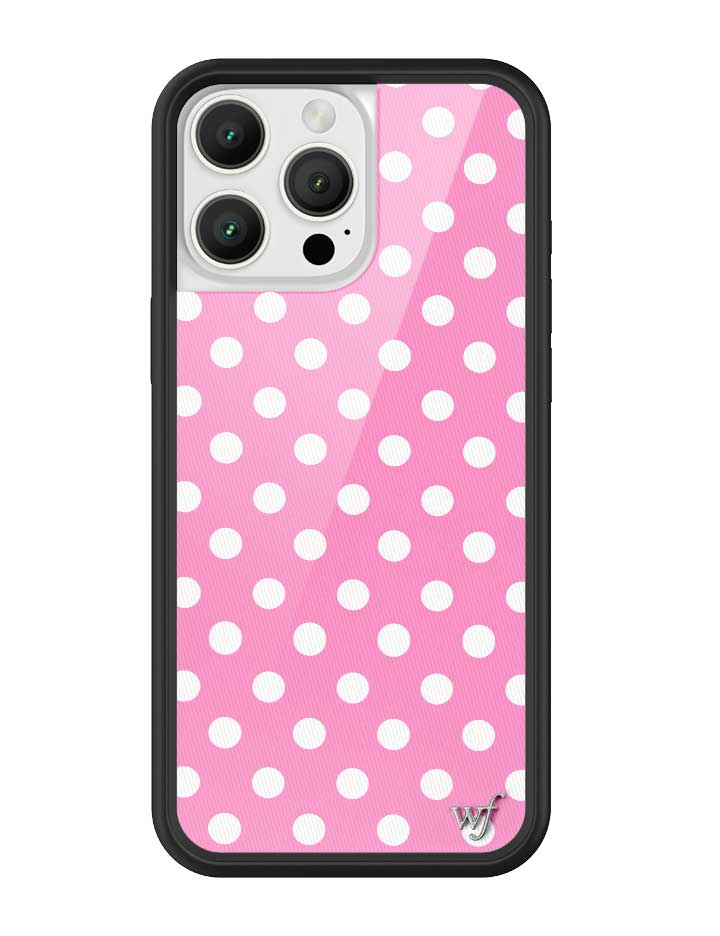 Pink Polka Dots iPhone Case