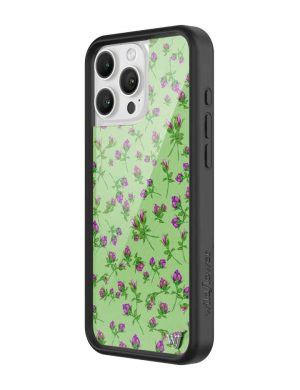 Purple Posie Rosie iPhone Case