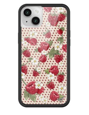 Raspberry Polka Dot iPhone Case
