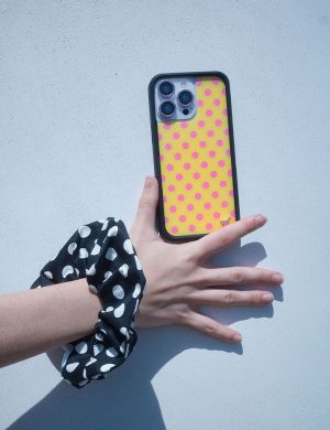 Polka Dot | Yellow and Pink iPhone Case